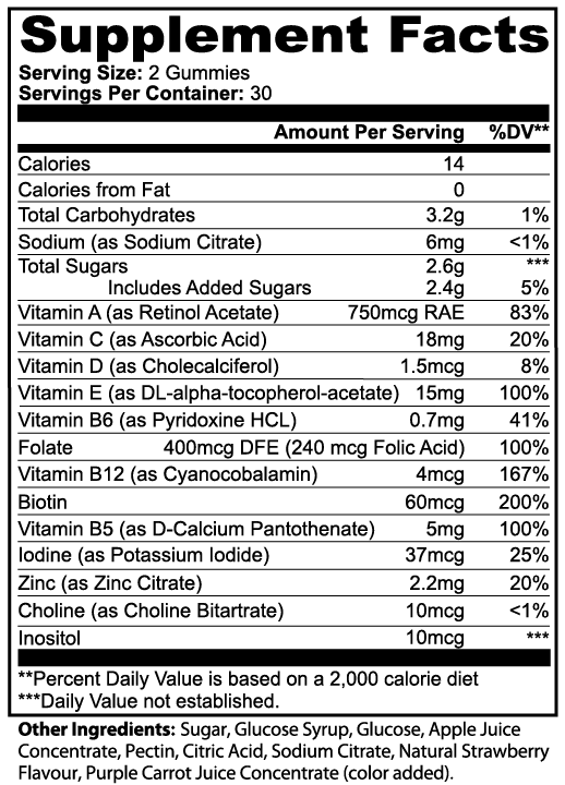Omkara Multivitamin Bear Gummies